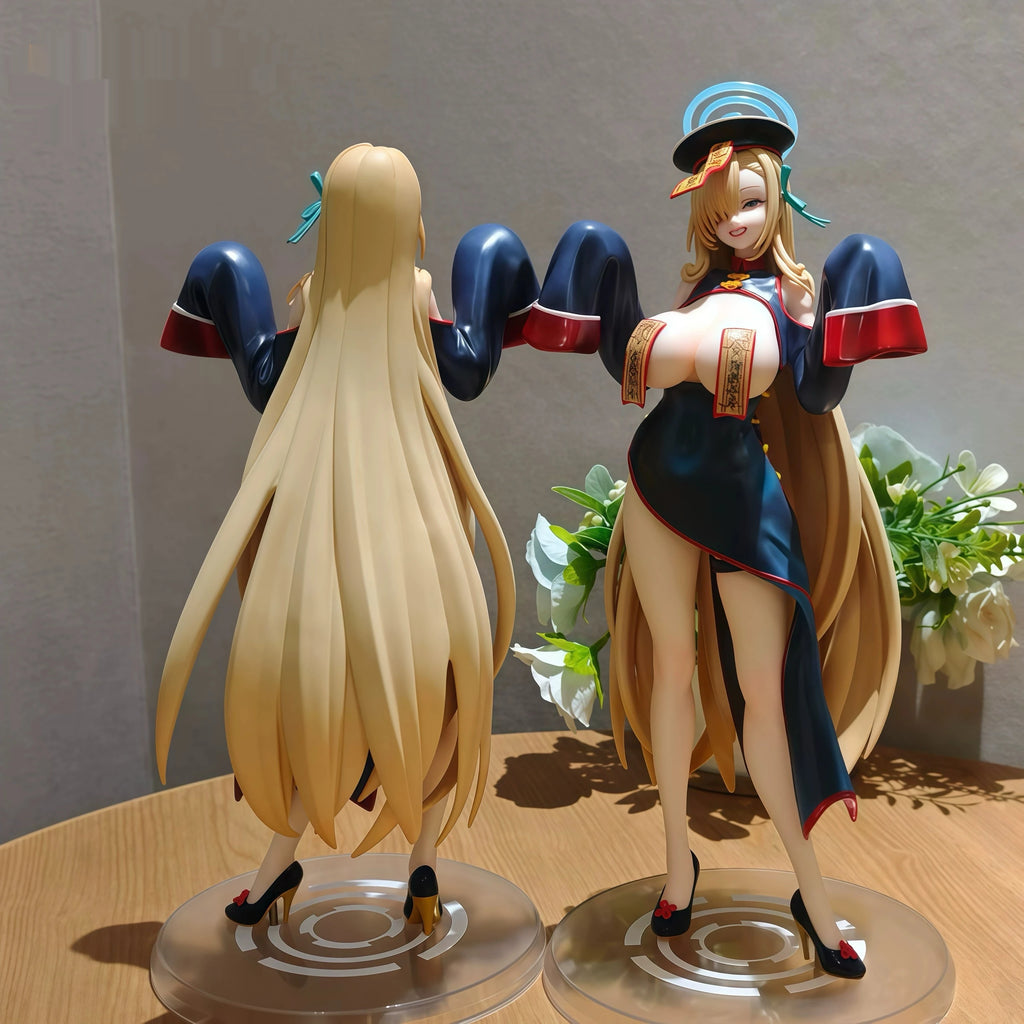 【In Stock】Blue Archive Asuna Ichinose Zombie Girl Gk Action Figure Game Anime Model Collectible Toy Computer Case Desktop Decor