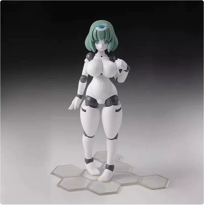 13cm Polynian Fll Janna Anime Action Girl Figure Robot Neoanthropinae Polynian Model Toy Decorative Collection For Birthday Gift