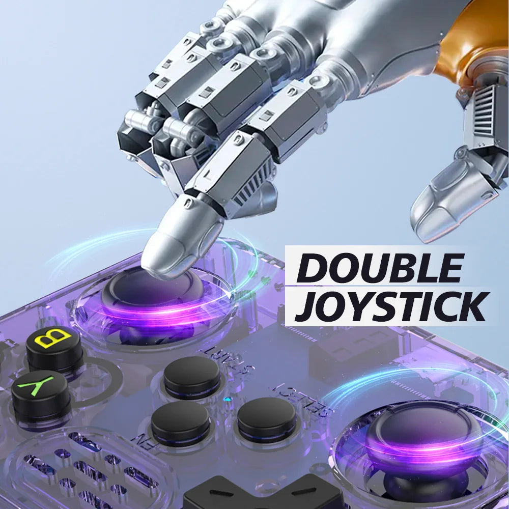 Open source game console with two joysticks LTRT buttons nostalgic retro 3D game console