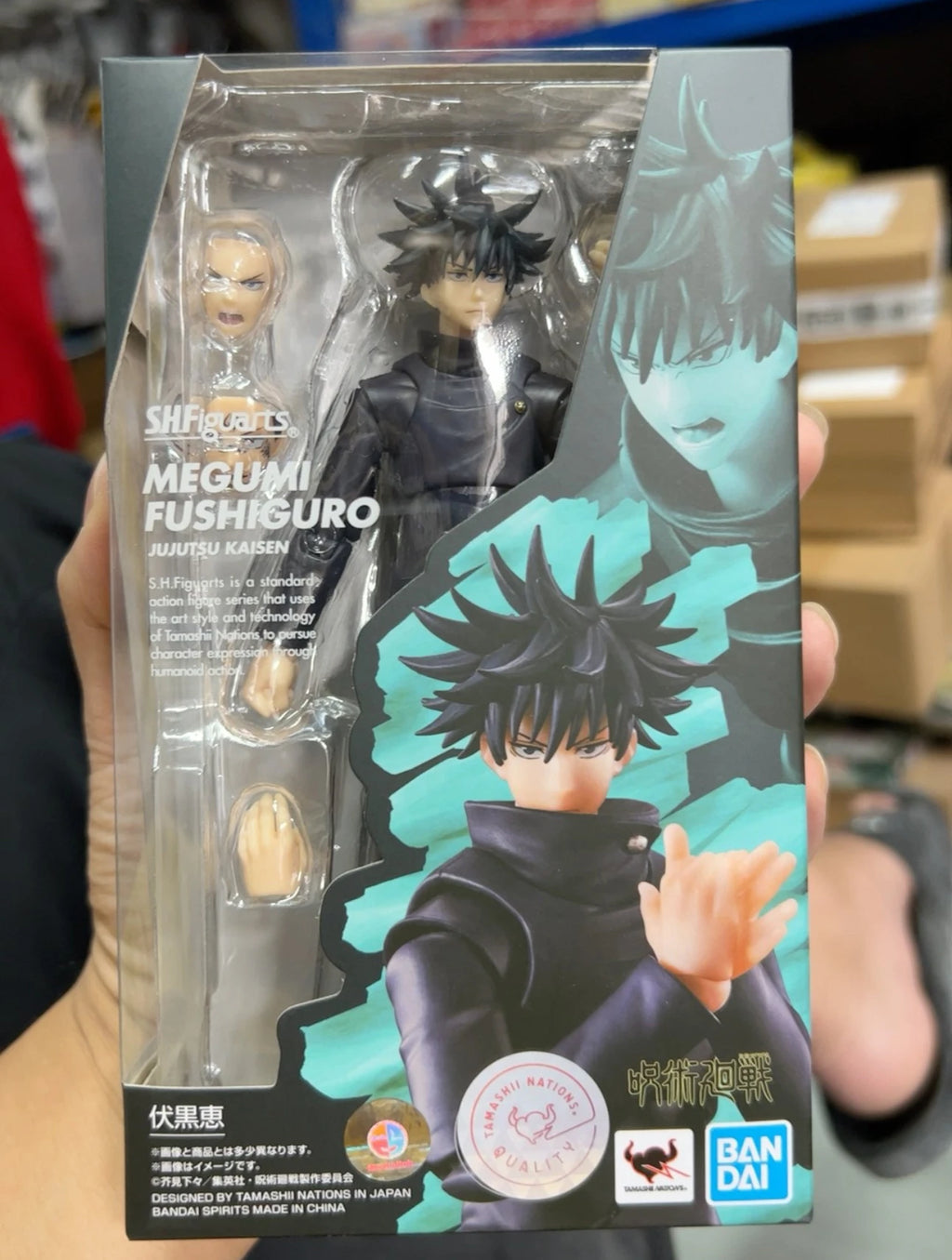 100% Original SHFiguarts Jujutsu Kaisen Action Figures Set - Aoi Satoru Gojo Itadori Yuji Fushiguro Megumi Ryomen Sukuna