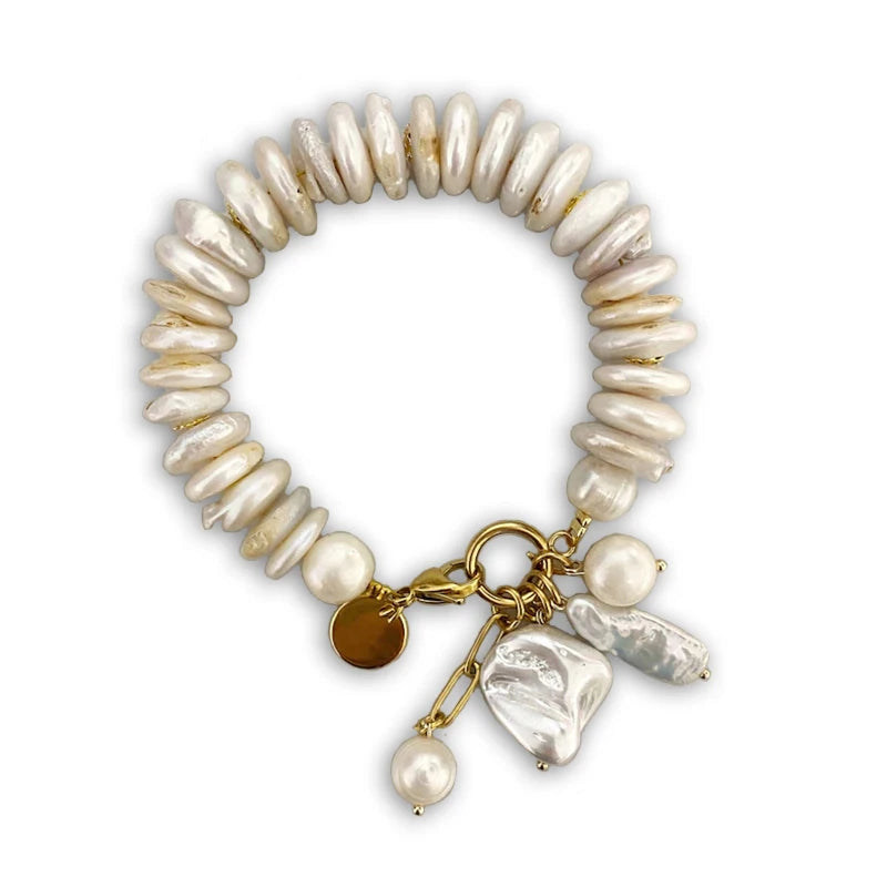 Charming Baroque Pearl Bracelet Bohemian High Quality Natural Pearl Jewelry Gift For Her