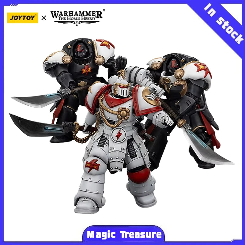 【MT】JOYTOY Warhammer 40K White Scars Legion Praetor Ebon Keshig Terminator 1 and 2 1/18 Action Figure Model Toy