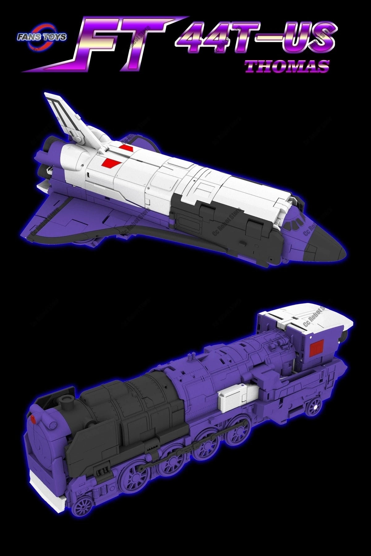 [100% Brand New in Stock] Hot Sale Toy FansToys FT FT-44T FT44T Astrotrain Large Train Robot Action Figure with Box