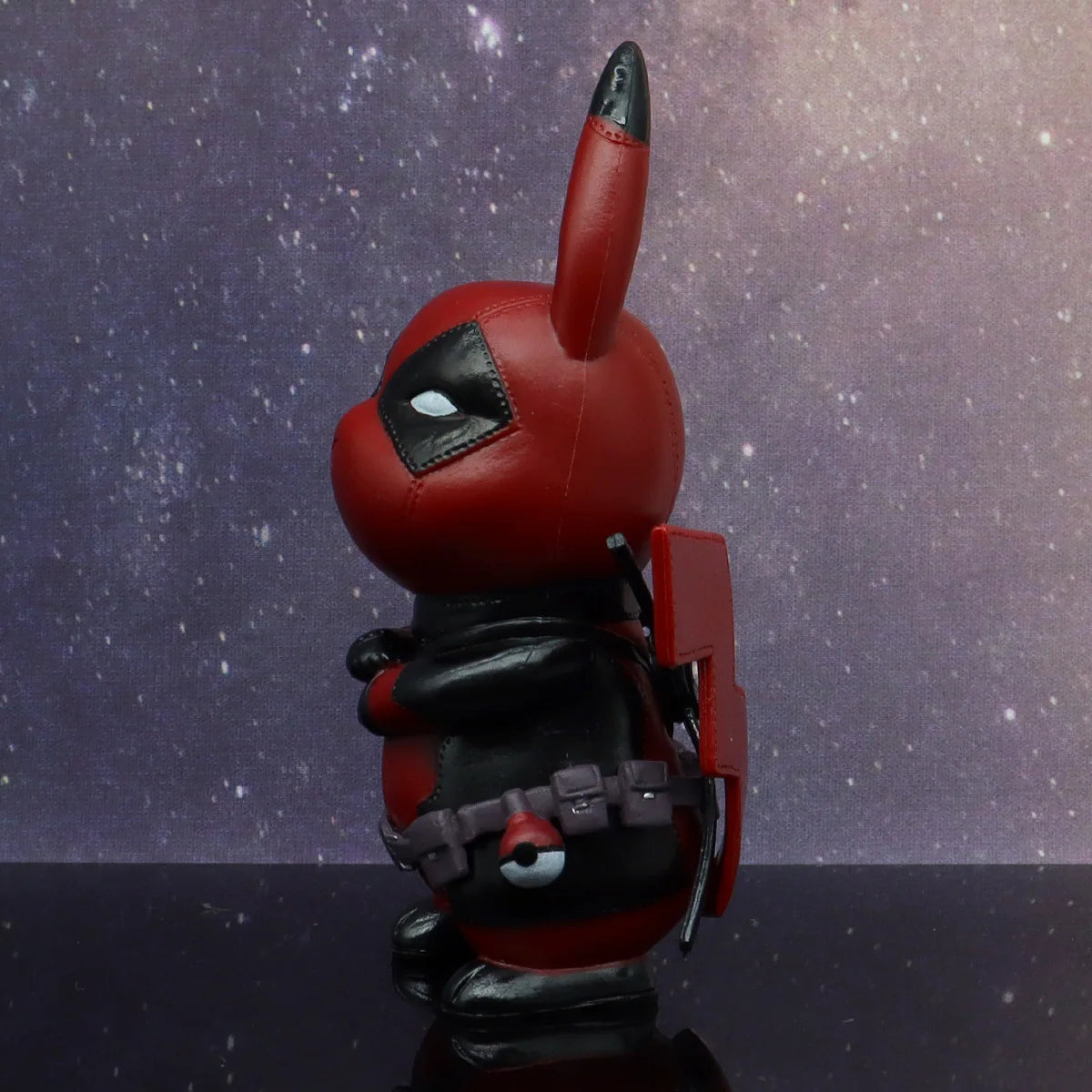 Пикачу Cos Deadpool фигурка Q-версия Пикачу екшън фигурки статуя модел декорация за бюро колекция кукли играчки коледен подарък