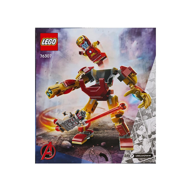Lego 76307 Iron Man Mecha Wars Aochuang Marvel Series 2025 New Children's Building Blocks