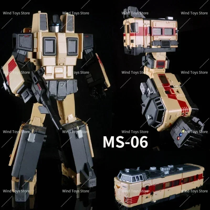 Trainbots Transformation Moon Studio Raiden Train Combination MS06 MS05 MS04 Moon Shine Action Figures Toy Hobby Gift Collection