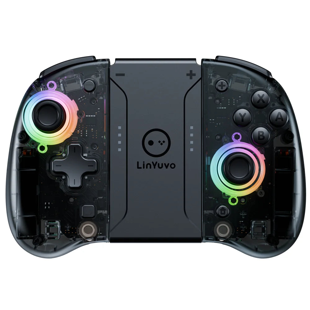 Meteor Light Joycons Wireless Controller for Switch/OLED with Programmable/Motion Control/Dual Vibration/Turbo