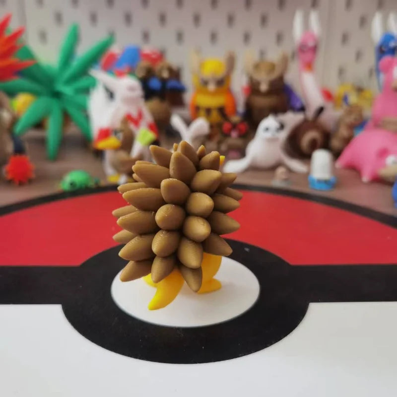 New Anime Sandslash Sandshrew Action Figure Proportion World 1:20 Diy 3dDPrinting Cartoon Character Desktop Statue Kids Gift Toy