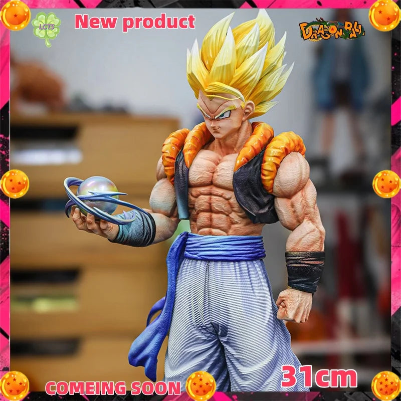 31cm Dragon Ball Gogeta Figure Super Saiyan Gogeta anime Figures PVC Statue Collection Model Toys Christmas Gifts