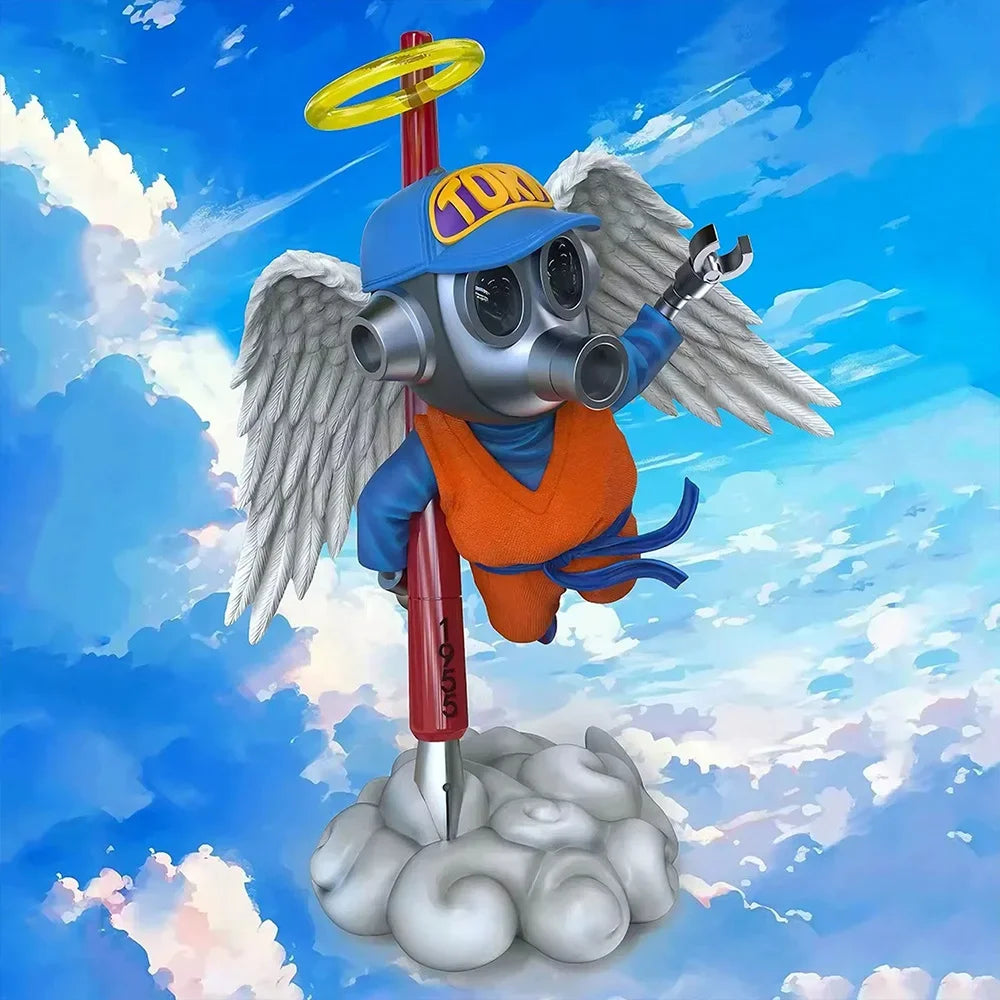 Dragon Ball Goodbye Angel Akira Toriyama Gedenk-GK-Anime-Figur Resonanzstatue Benutzerdefiniertes Desktop-Dekor-Spielzeug Überraschungsgeschenk