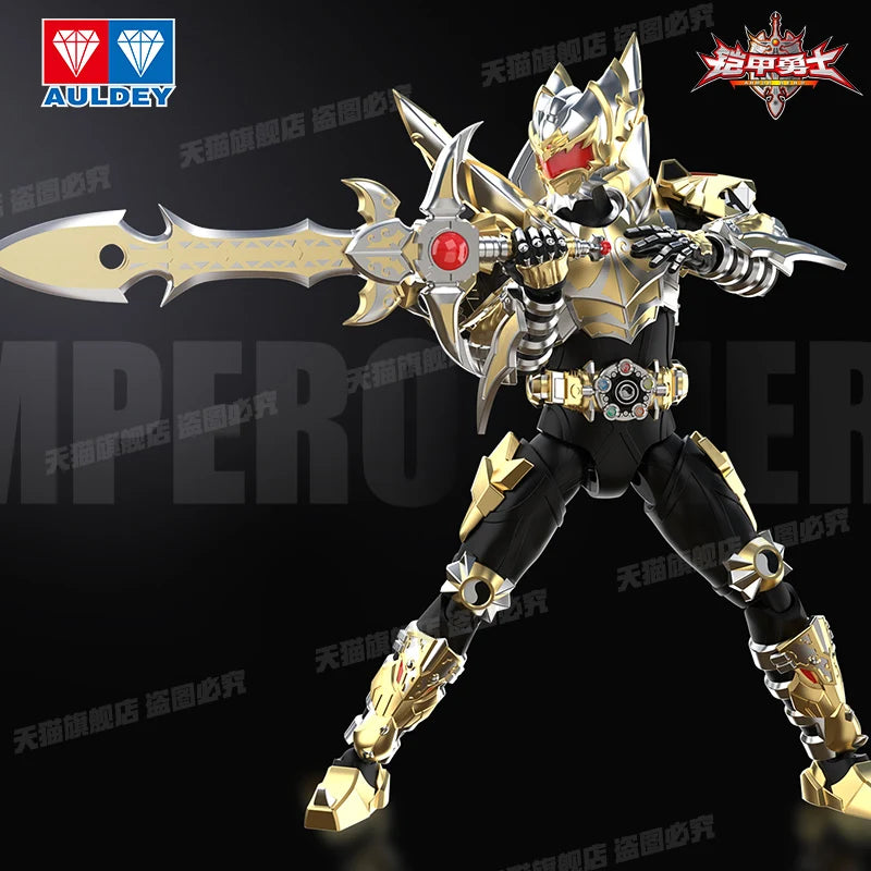 Genuine Armor Hero Emperor Hero Soul Series Highly Articulated Alloy Finished Craft  Anniversary Collection Action Figure Model