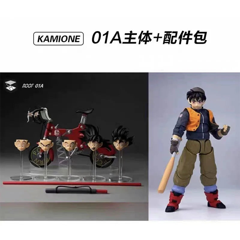 In Stock Tonsenarttoys Kamione Dragon Ball Super Saiyan Fly Page Goku Ride Bike 01a 01b Anime Action Figures Model Toys Gifts