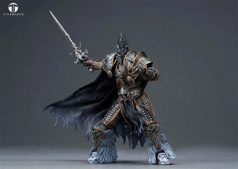 【Vorbestellung】TITAN Toys Arthas Prinz Dead King Frost Knight TT001 1/12 Actionfigur