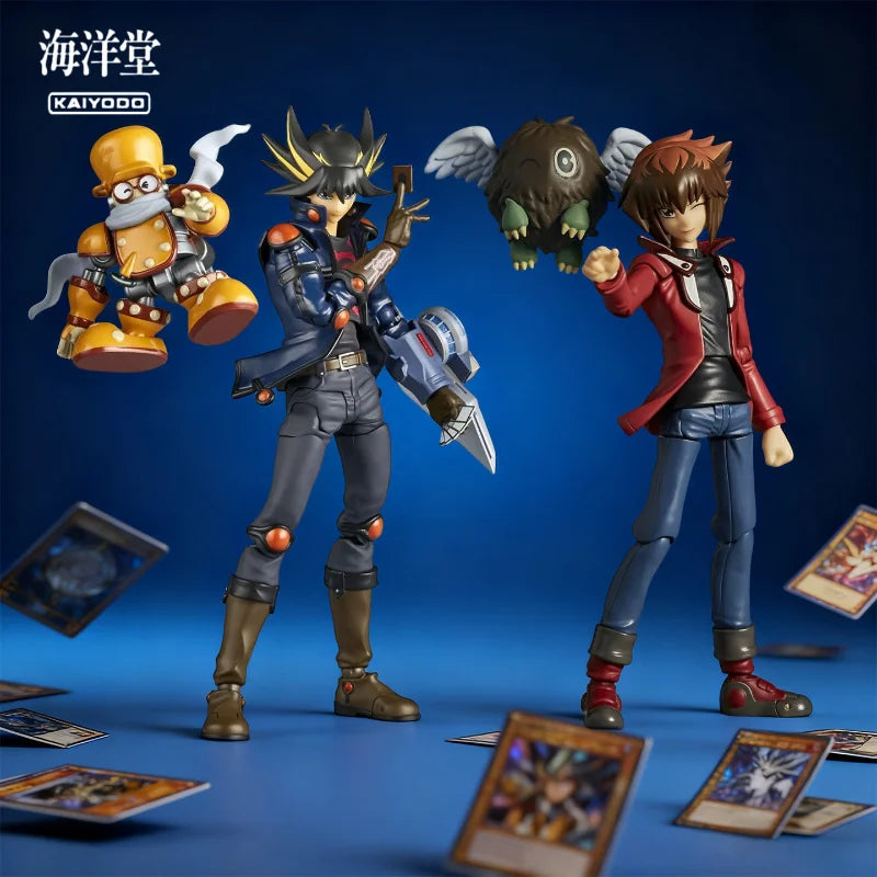 In Stock, Brand New Genuine Product, Kaiyodo, Yu-Gi-Oh, Yusei Fudo, Yuuma Tsukumo, Articulated Figures, Model