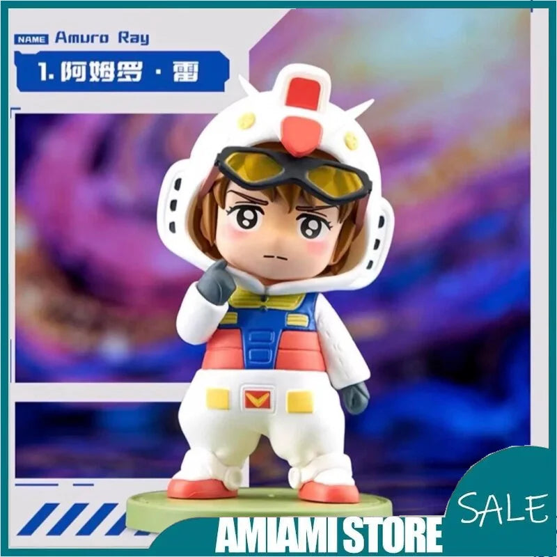 NEW Bandai BNFIGURE Q Pajamars Figure Toy Mobile Suit Gundam Universe Century Figure Doll Suit Second Generation Blind Box Gift