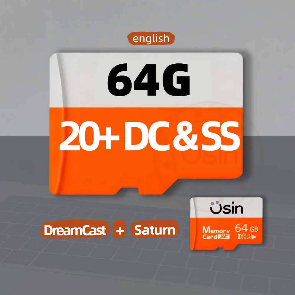 Game SD Card For Anbernic RG Rotate RGROTATE Memory TF Android Portable Handheld Retro Gaming Console 512G 256G 128G 64G