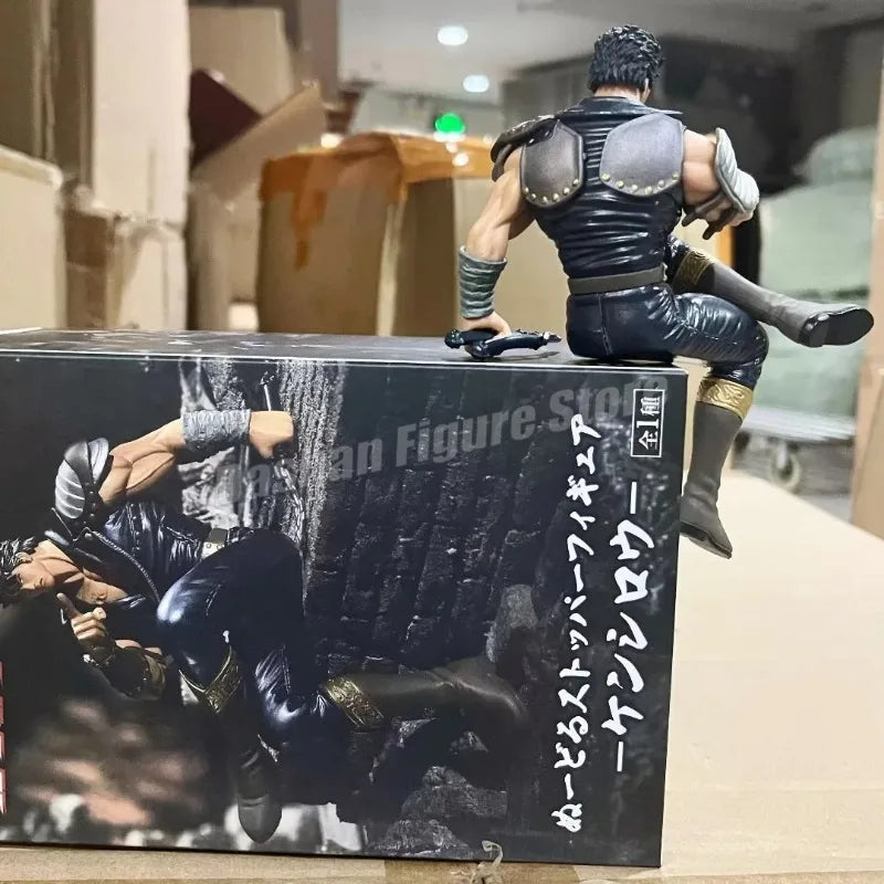 Fist of the North Star Action Figure Kenshiro Figure Car Ornaments PVC Collection 13cm Anime Ken Noodle Stopper Model Toys Gifts