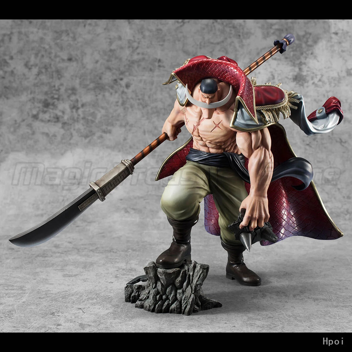 【MT】Original MegaHouse POP NEO-MAXIMUM ONE PIECE EDWARD NEWGATE Figure Toy Collection Decoration