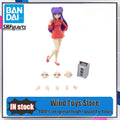 Original BANDAI S.H.Figuarts Saotome Ranma Shampoo Action Figures Toy Collection PVC Models Anime Ranma Nibun-no-Ichi Statuette