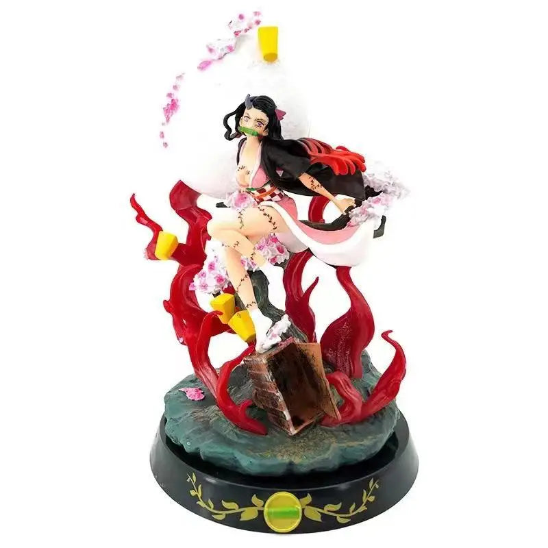 14cm Anime Demon Slayer Figures Kamado Nezuko Anction Figure Gk Dolls Blood Demo Art Figur Kawai Collection Model Toys Gifts