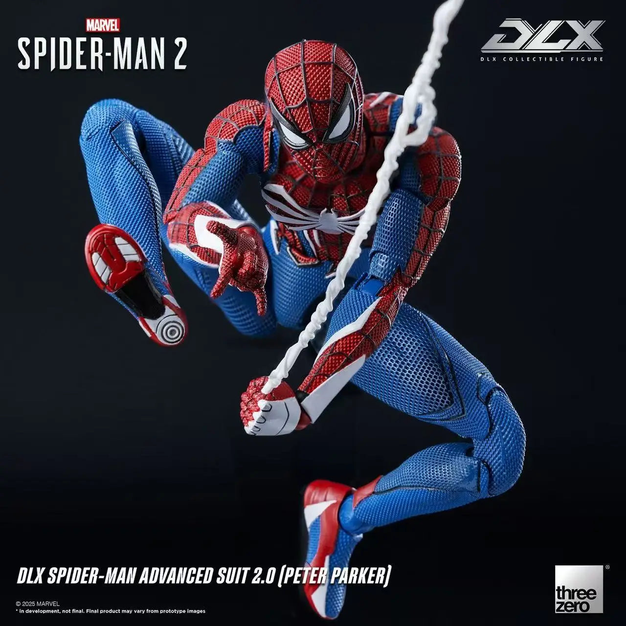 Threezero DLX Spider-Man High Suit 2.0 1/12 Scale Action Figure Toy Collection Gift Spider Man Anime Figure