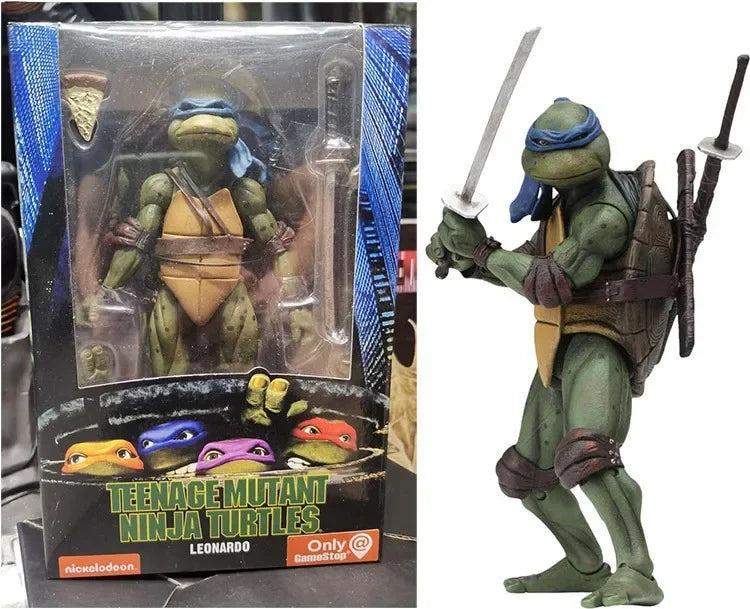 Ninja Turtle Anime-Actionfigur Neca 1990 Filmversion Limitierte Auflage, PVC-Zustand, zum Jubiläum präsentiert