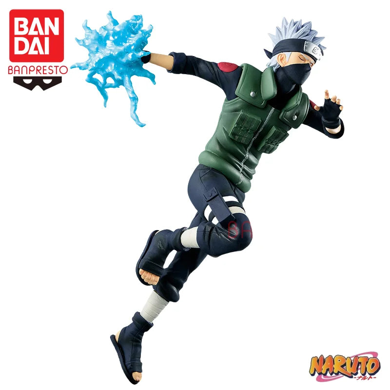 In Stock Bandai Banpresto Original Naruto Vibration Stars Hatake Kakashi  Doll Brand New Boxed Action Figure Figurine