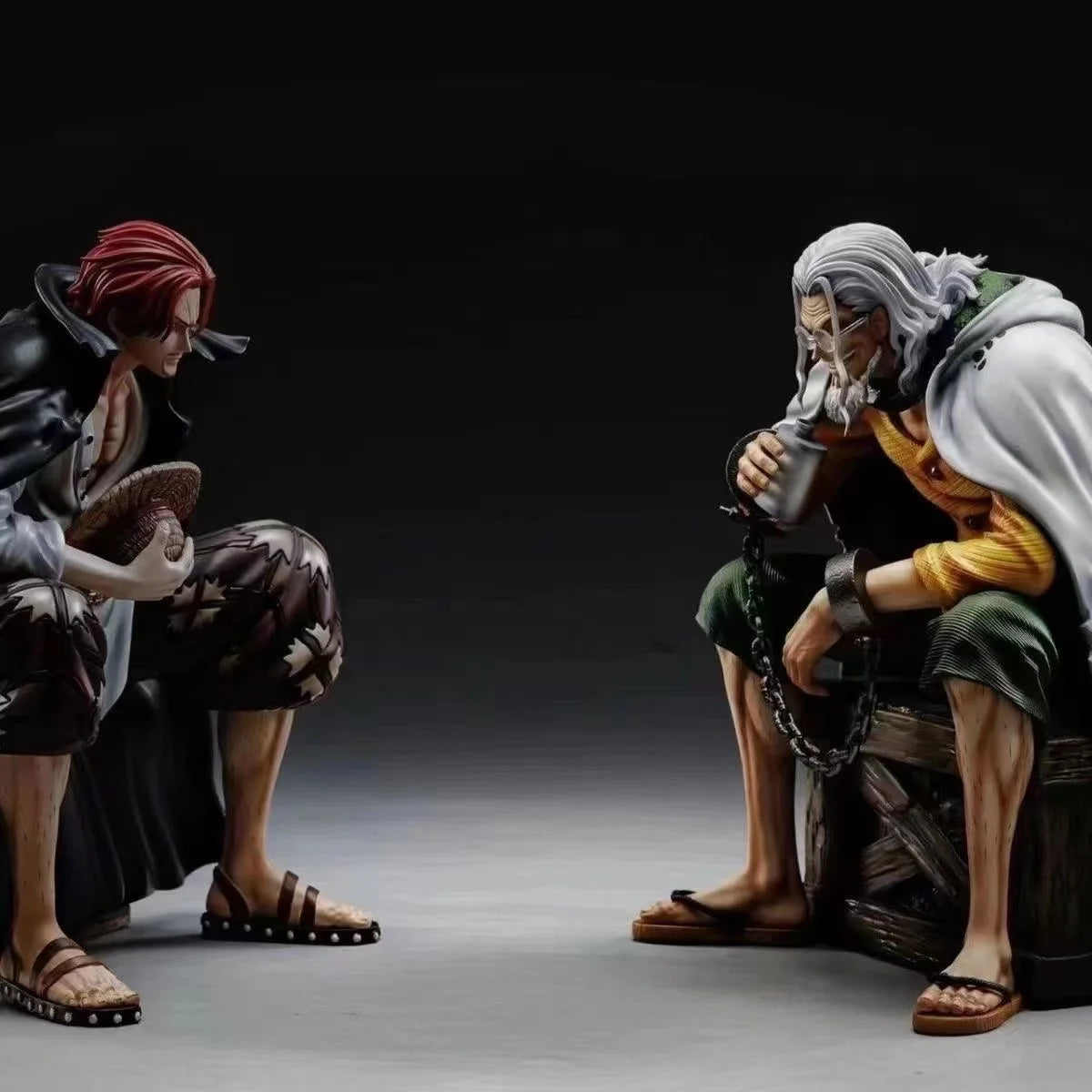 15CM Anime One Piece Figure Silvers Rayleigh Gk Action Figure PVC Statue Model Collection Decoration Toys Gift