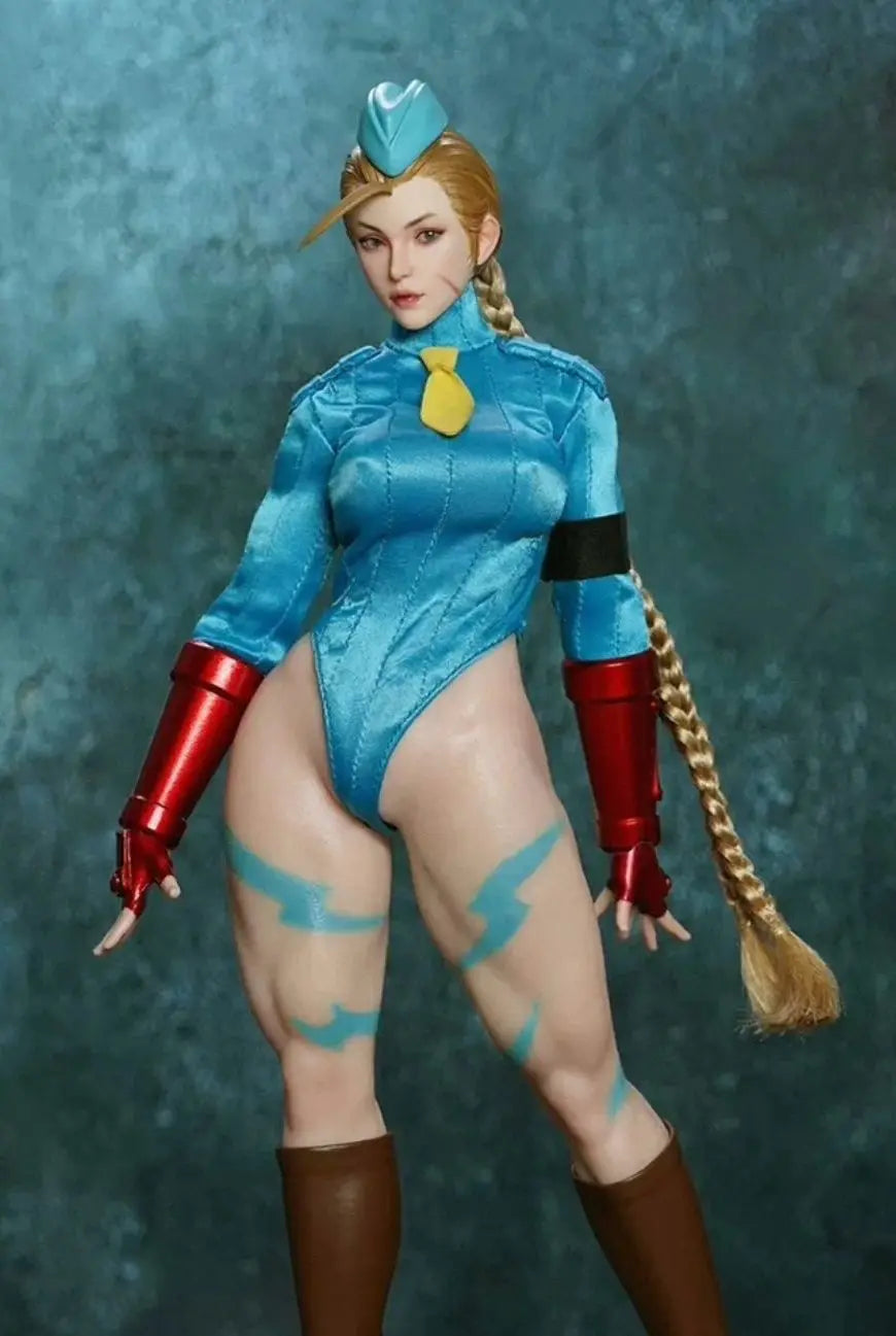 In-stock PLAY TOY 1/6 Street Fighter Cammy Fighting Female Warrior P020 Action Figure Model Collectible Gift