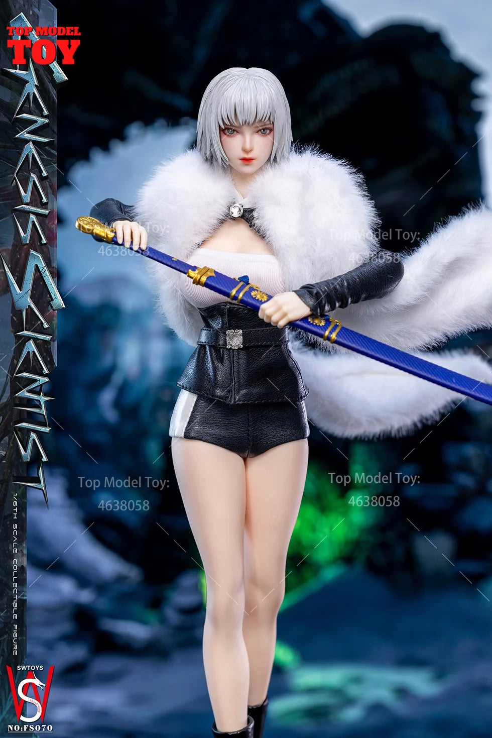 SWTOYS FS070 1/6 Scale Female Scientist Movable Eyes Silicone Steel Body Model Full Set 12'' Soldier Figure Dolls for Collection