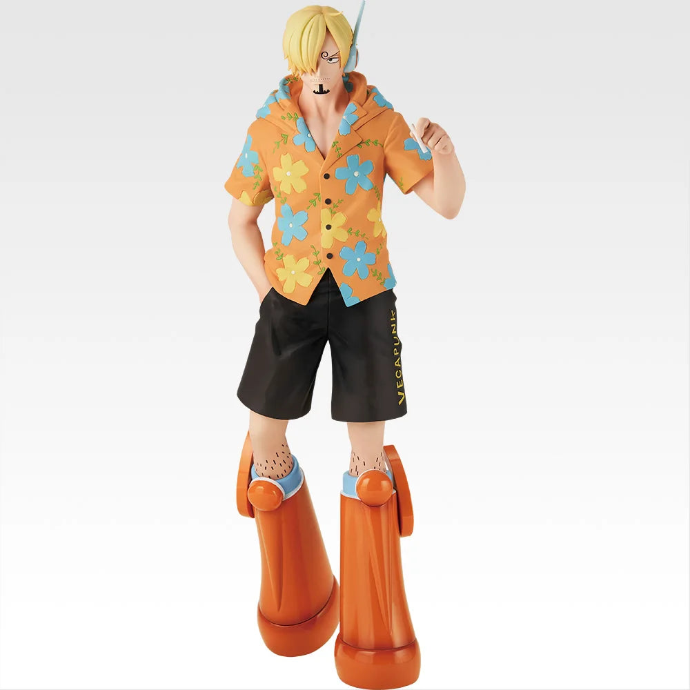 Original Genuine Model Bandai Ichibankuji One Piece Miraijima Egghead My Feelings for You Figure Anime Figurine Toys Gifts
