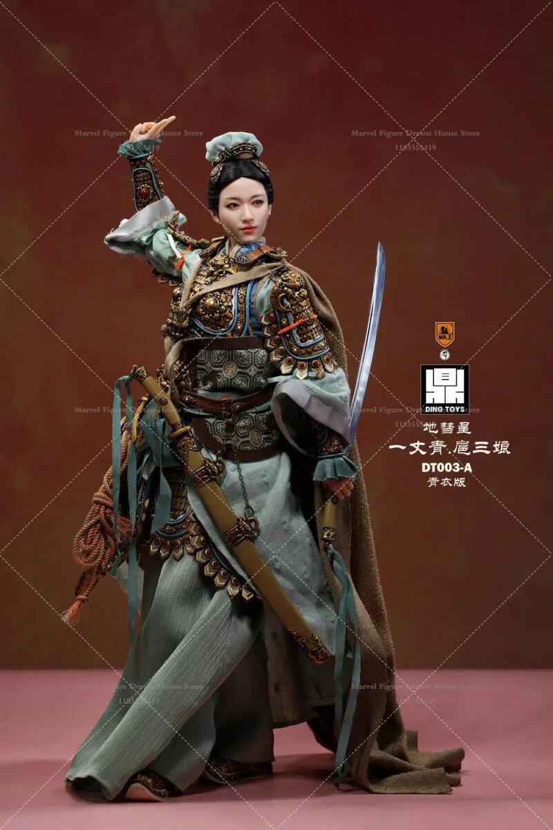1/6 Scale Yizhang Qing Hu San Niang Martial Prowess 12inch Full Set Action Figure Soldier Height 32CM Mr.Z X DING TOYS DT003 A/B