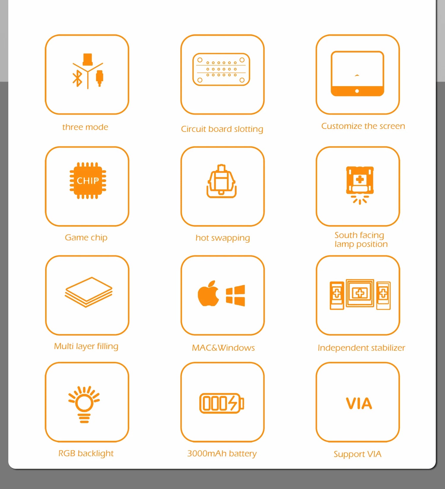 GMK87 Wireless Hot-Swappable Mechanical Keyboard Bluetooth/2.4g With Display Screen and Volume Rotary Button for Games and Work
