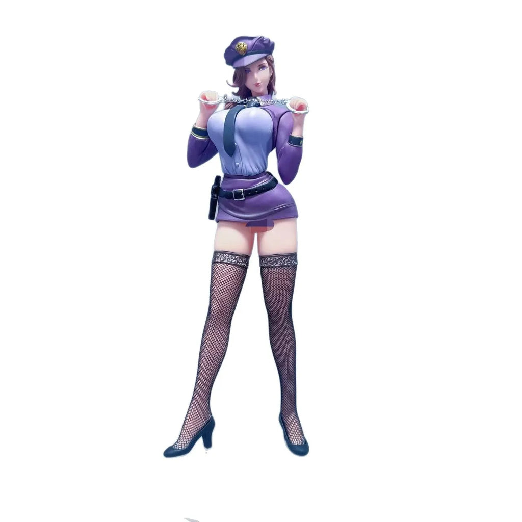 Oda Non Anime Figure Akiko Police Woman Pvc Statue Desktop Ornament Car Decor Computer Case Display Collectible For Adult