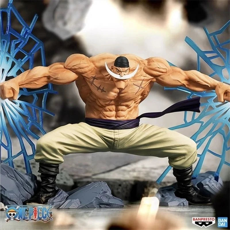 Bandai Original Box One Piece DXF SPECIAL Wano Country Set Sail Weißer Bart Desktop Ornamente Sammlung Geschenke