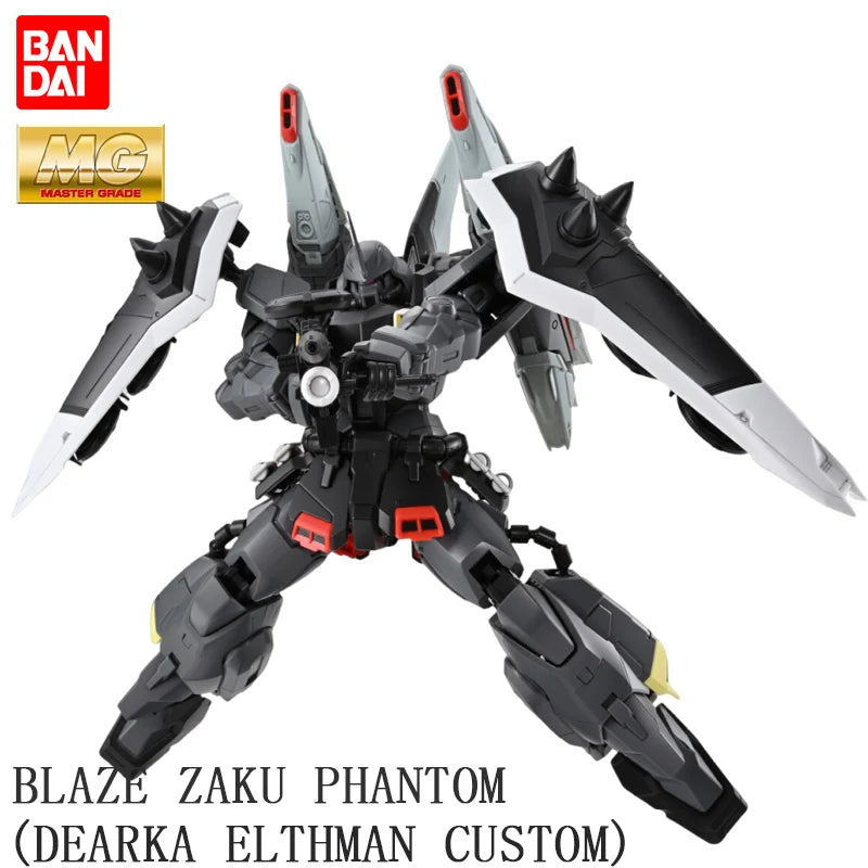 In Stock BANDAI PB LIMITED MG 1/100 Gundam ZGMF-1001/M BLAZE ZAKU PHANTOM [DEARKA ELTHMAN CUSTOM] Ver. Anime Figure Assembly Toy