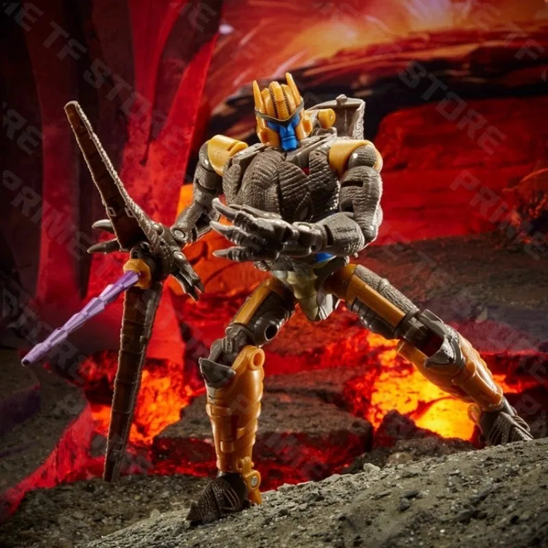 Original Hasbro Transformers War for Cybertron Kingdom F0693 Dinobot Voyager-class Anime Figure Action Toy Model