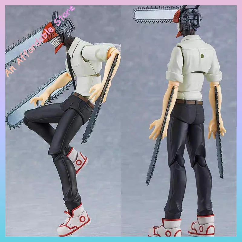 Action Figure Figma 586 Chainsaw Man Anime Figures Denji Action Figure Pochita Toys For Boys Gifts Collection Display