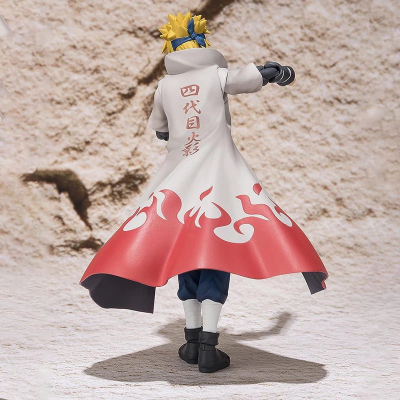 Shf Naruto Shippuden Figures Yondaime Hokage Namikaze Minato Action Figure PVC Collection Hatake Kakashi Movable Model Toys Gift