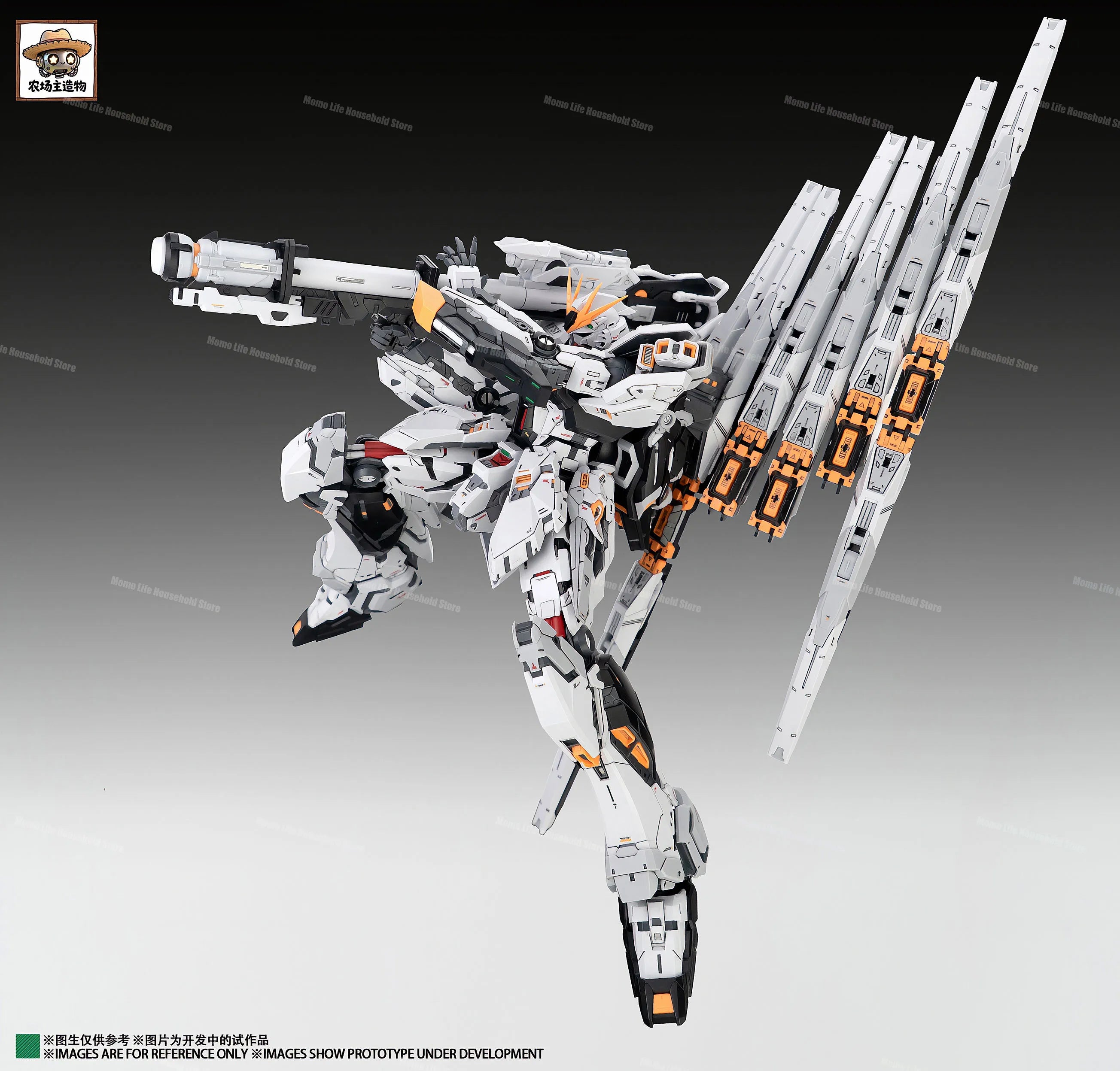 New NONGCHENGZHU 1/100 MG RX-93 v GK Assembly Model Kits Plastic skeleton Anime Action Figure Robot Plastic Model Gifts Toys