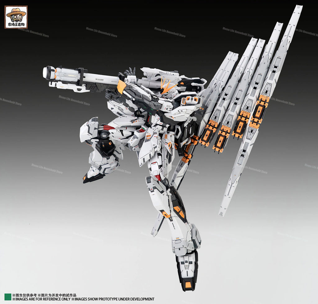 In Stock NONGCHENGZHU 1/100 MG CMM RX-93 v GK Assembly Model Kits Plastic skeleton Anime Action Figure Robot Plastic Model  Toys