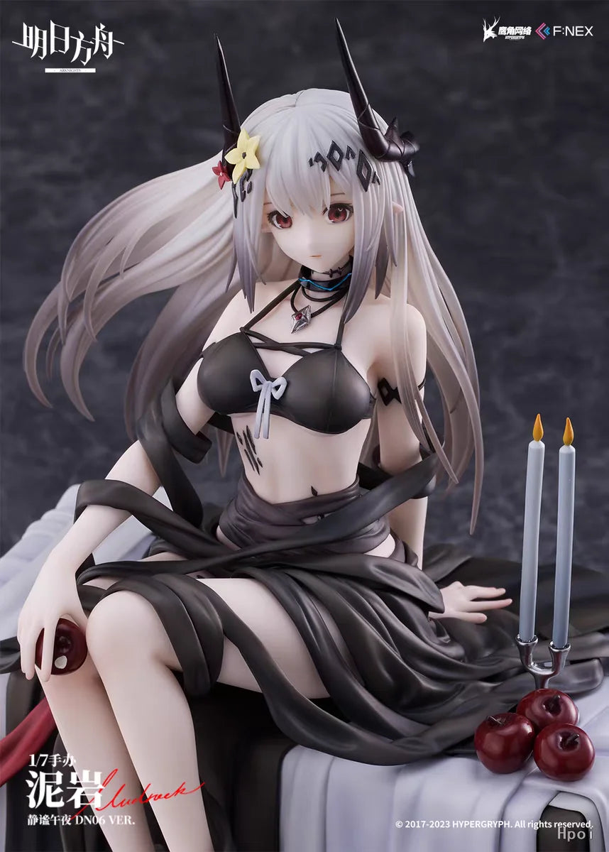 In Stock NEX Arknights Mudrock Swimsuit Tranquil Midnight DN06 Figure Action Collectible Model  Assemble Toys Gift