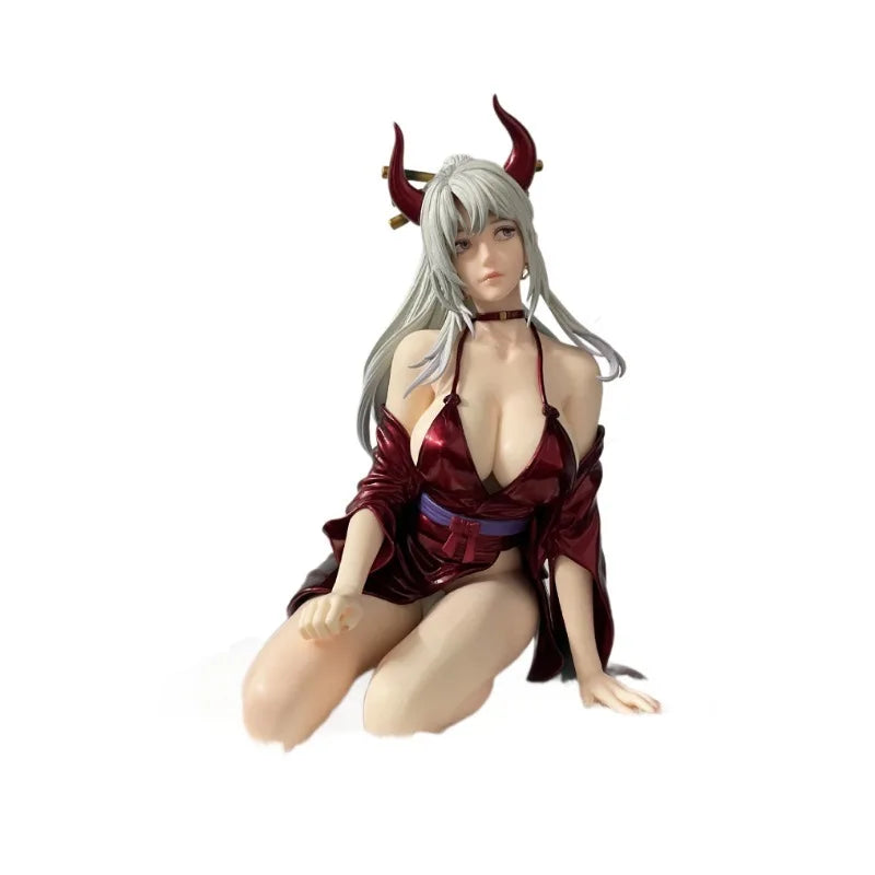 One Piece Yamato Kimono 21 Cm Gk Pvc Painted Figure Anime Peripheral Collectible Statue Desktop Ornament For Adult Collectors
