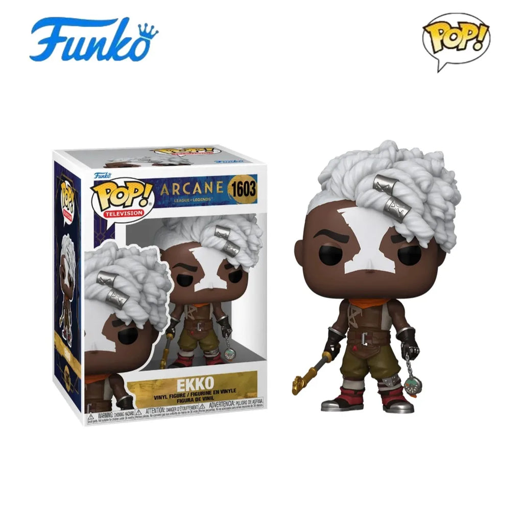 Jinx Action Figure Funko Pop League of Legends Series Vi Ekko Silco Figure Model Original Limited Edition Collectible Toy Gifts