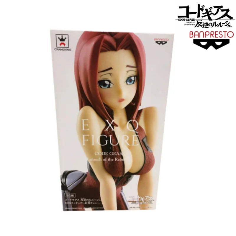 In Stock Original Banpresto Lelouch of The Rebellion Kallen Stadtfeld Anime Characters Model Toys Statue Collectible Ornaments