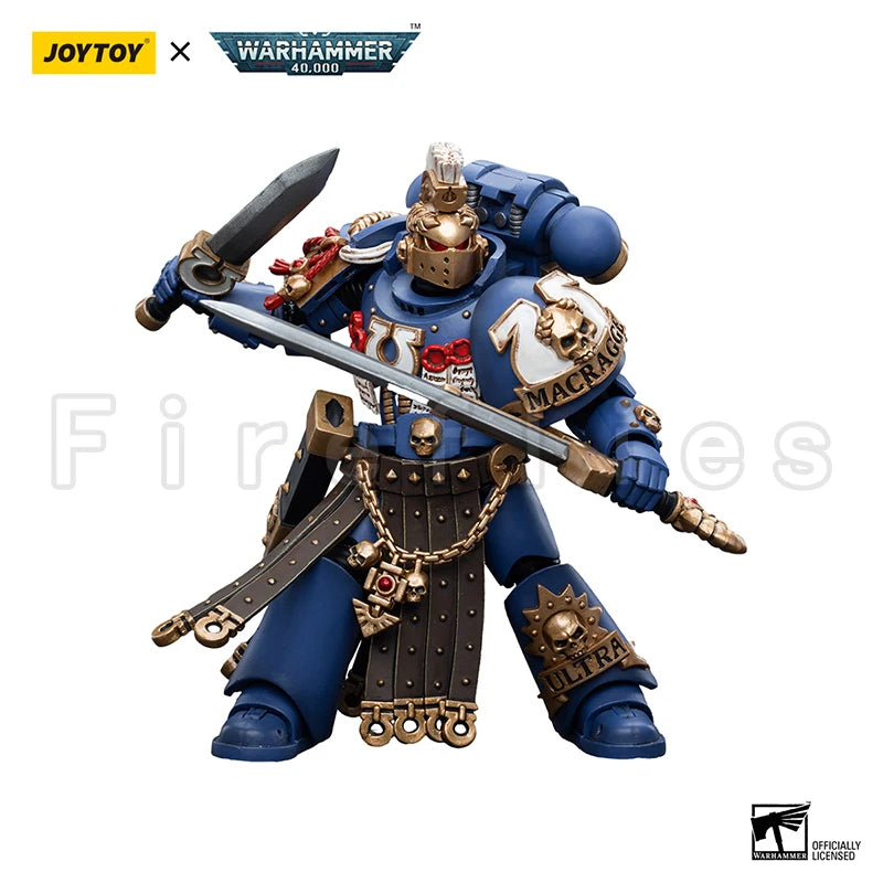 1/18 JOYTOY Action Figure 40K Ultramarines Honour Guard Chapter Champion Re-issue Version Anime Model Toy