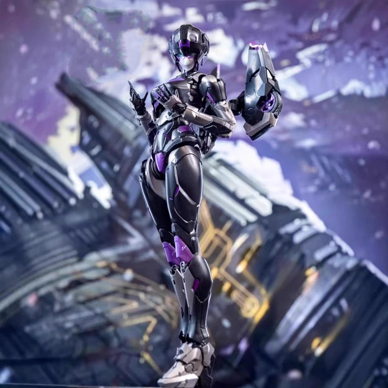 Meili Infinity M66337 Arcee Inspired By Riobot 17cm Abs Transformation Assembly Model Kit  Action Figures Robot Toys Collectors