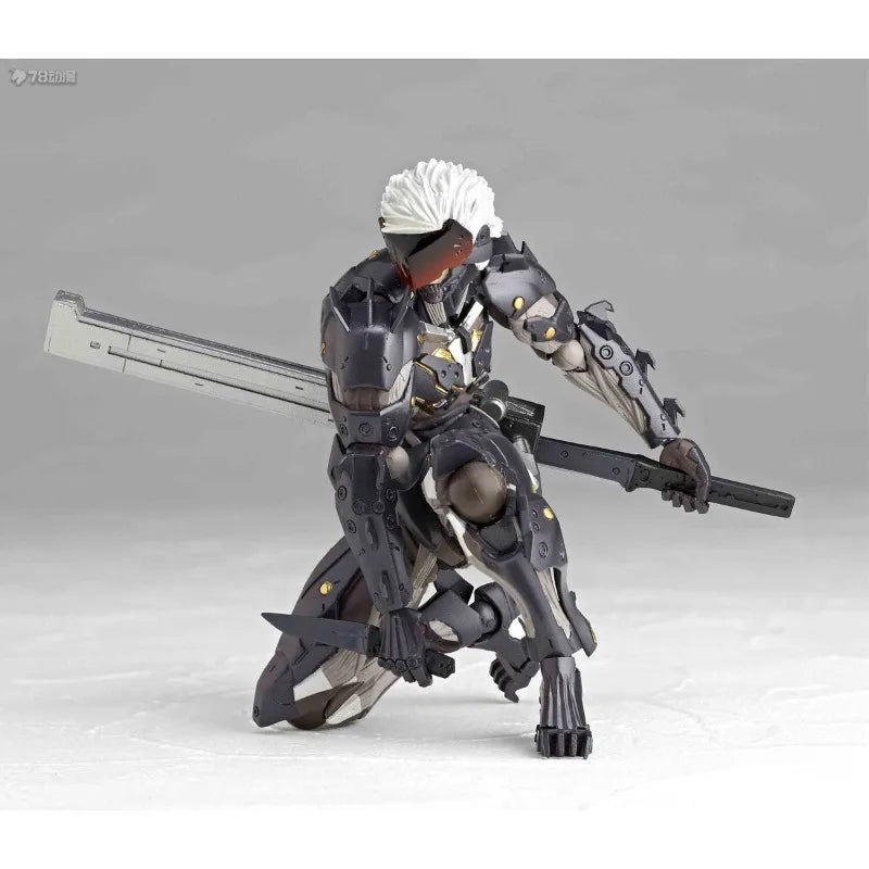 Kaiyodo Original Rotary Technology Yamaguchi Style 140EX Thunderbolt Raiden White Ver Action Figure Model Toys Gifts for Boys