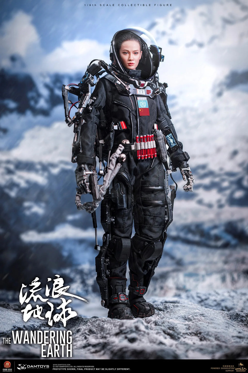 Original DAMTOYS DMS036 1/6 Scale Female Soldier Chinese Classic Movie Zhou Qian Rescue Team Full Set 12in Action Figure Model
