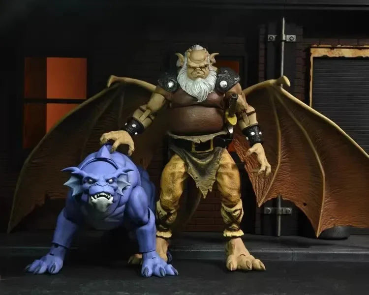 Original Neca Gargoyles Goliath Demona Hudson Anime Movable Action Figure Hand Model Statue Collection Decorative Toy Gift